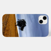 Baum auf einem Weizenfeld Case-Mate iPhone Hülle (Rückseite (Horizontal))