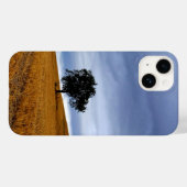 Baum auf einem Weizenfeld Case-Mate iPhone Hülle (Rückseite (Horizontal))