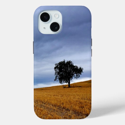 Baum auf einem Weizenfeld Case-Mate iPhone Hülle (Rückseite)