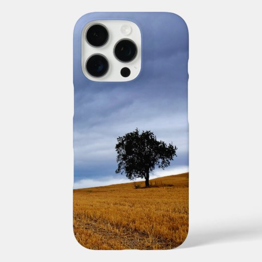 Baum auf einem Weizenfeld Case-Mate iPhone Hülle (Rückseite)