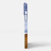 Baum auf einem Weizenfeld iPhone Hülle (Linke Seite)