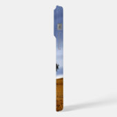 Baum auf einem Weizenfeld iPhone Hülle (Linke Seite)