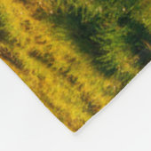 Baum auf Feuer Fleecedecke (Ecke)