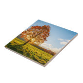 Baum auf Feuer Fliese (Seite)