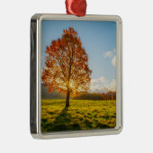 Baum auf Feuer Ornament Aus Metall (Rechts)