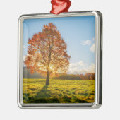 Baum auf Feuer Ornament Aus Metall (Links)