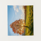 Baum auf Feuer Wandteppich (Vorderseite)