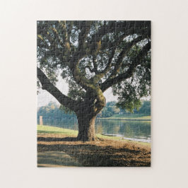 Baum auf Stock-Fluss Puzzle