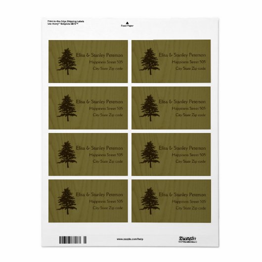 Baum auf Waldweide Hochzeit (Vorne)