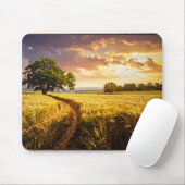 Baum auf Wiese Mousepad (Mit Mouse)