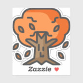 Baum Aufkleber (Blatt)