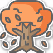 Baum Aufkleber (Vorderseite)