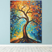 Baum aus Glas Leinwanddruck (Insitu (Holzboden))