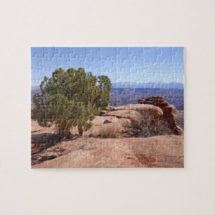 Baum aus roten Felsen II im Canyonlands Puzzle