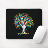 Baum Autismus Aufklärung Monat Sonnenstich Mousepad (Mit Mouse)
