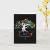 Baum Autismus Bewusstsein Monat Puzzle Asd Sup Karte (Gelbe Blume)