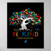 Baum Autismus Bewusstsein Monat Puzzle Asd Sup Poster (Vorne)