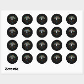 Baum Autismus Bewusstsein Monat Puzzle Asd Sup Runder Aufkleber (Blatt)