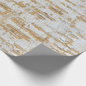 Baum-Barken-abstraktes natürliches Muster Geschenkpapier (Ecke)