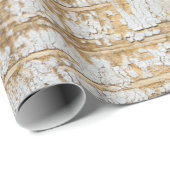 Baum-Barken-abstraktes natürliches Muster Geschenkpapier (Rolleneckpunkt)