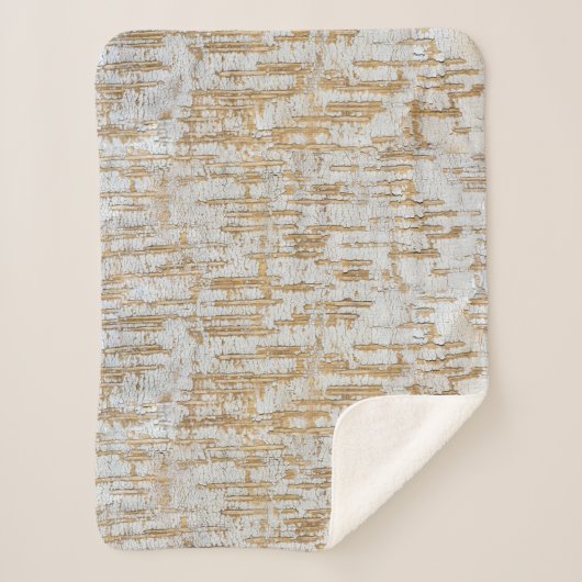 Baum-Barken-abstraktes natürliches Muster Sherpadecke (Vorderseite)