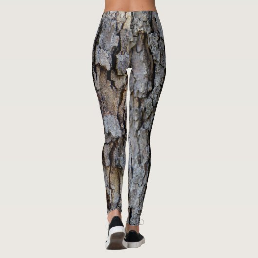 Baum-Barken-Leggings Leggings (Rückseite)