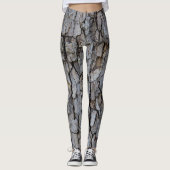 Baum-Barken-Leggings Leggings (Vorderseite)