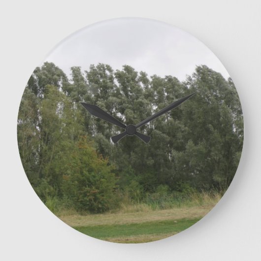 Baum-Baum-Baum-Uhr Große Wanduhr (Vorderseite)