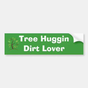 Baum, Baum Huggin Schmutz-Liebhaber Autoaufkleber