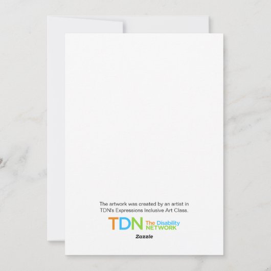 Baum bei Dämmerung Feiertagskarte (Rückseite)