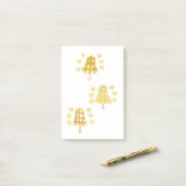 Baum-Bell-Post-Itanmerkungen Post-it Klebezettel (Auf Schreibtisch)