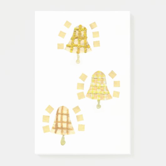 Baum-Bell-Post-Itanmerkungen Post-it Klebezettel (Vorderseite)