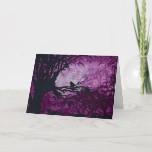 Baum-Bergsteiger-Gruß-Karte Karte