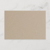 Baum | Bergwaldlandwald - Hochzeiten Details Begleitkarte (Rückseite)