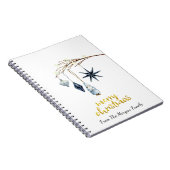 Baum Branch Decoration Weihnachten Notizblock (Rechte Seite)