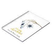 Baum Branch Decoration Weihnachten Notizblock (Linke Seite)