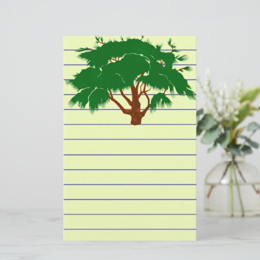 Baum Briefpapier (Stehend Vorderseite)