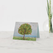 Baum Dankeskarte (Vorderseite)