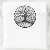 Baum der Aufkleber (Tasche)
