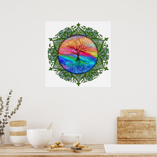 Baum der Beruhigung Poster (Küche)