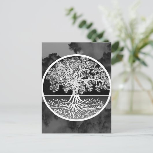 Baum der Beruhigung Postkarte (Stehend Vorderseite)