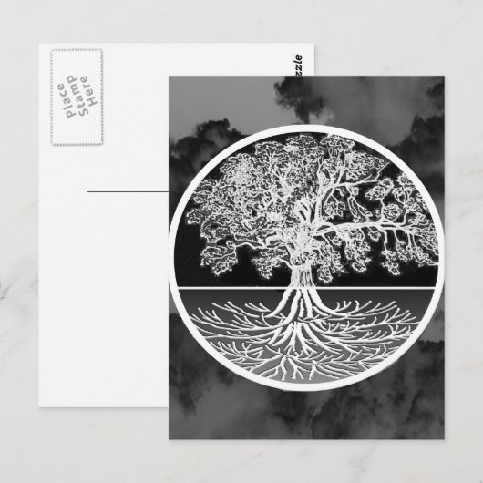 Baum der Beruhigung Postkarte (Vorne/Hinten)