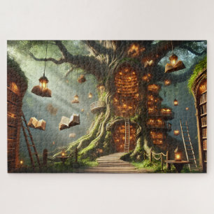 Baum der endlosen Geschichten Bücher & Magische Bi Puzzle