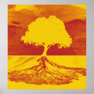 Baum der Entspannung Poster