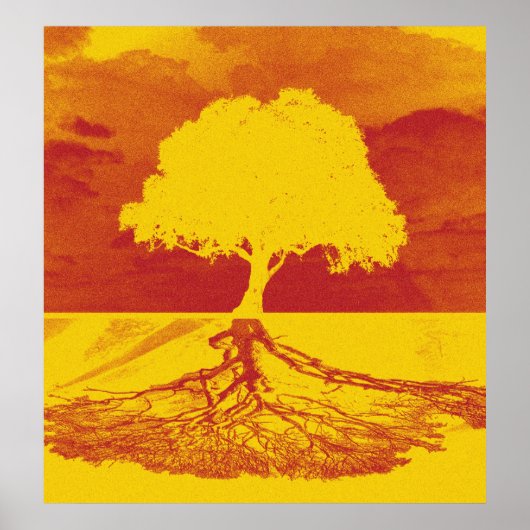 Baum der Entspannung Poster (Vorne)