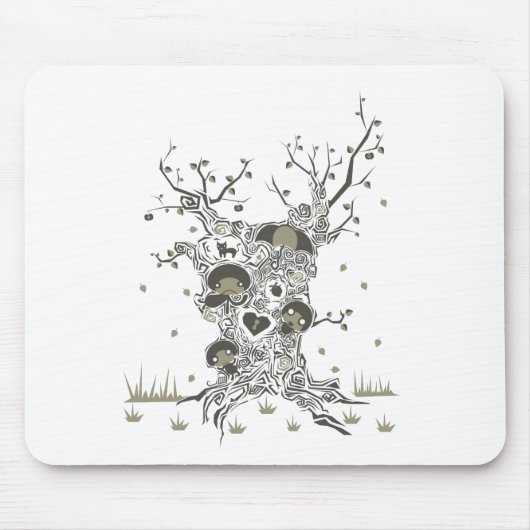 Baum der Fantasie Mousepad (Vorne)