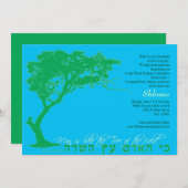 Baum der Feld Einladung (Vorne/Hinten)