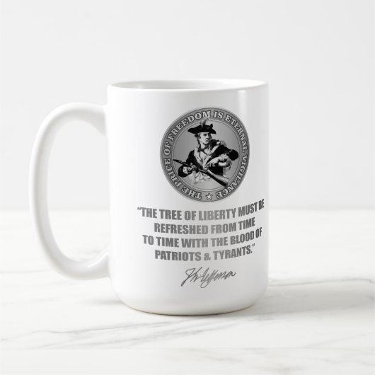 Baum der Freiheit Kaffeetasse (Links)