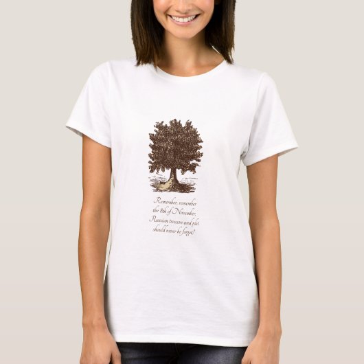 Baum der Freiheit Verrat & Komplott T-Shirt (Vorderseite)