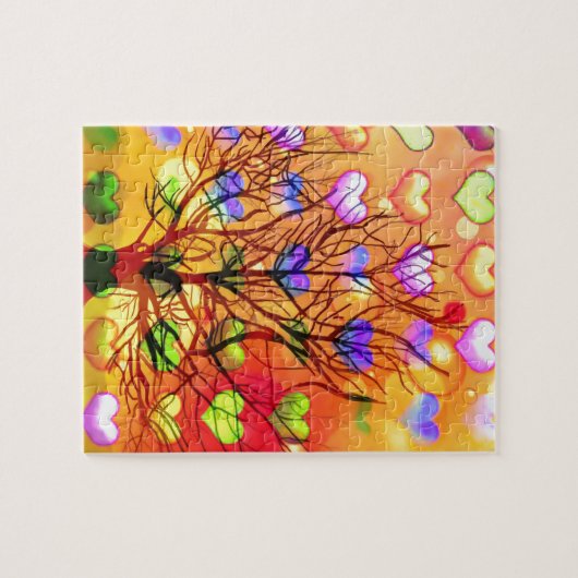 Baum der Freude mit Vielherd Puzzle (Horizontal)